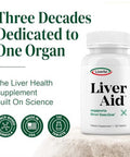 Liverite Liver Aid Liver Support Supplement With Amino Acids Choline & 120 Tablets