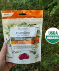 Quantum Health Therazinc Usda Organic Blood Orange Zinc Lozenges For Adults And Kids, For Immune System Support, Individually Wrapped & Bagged, 18 Ct.