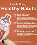 Maryruth's Organics Hair Growth Vitamins Sugar & Gluten Liquid Hair 05 Fl Oz