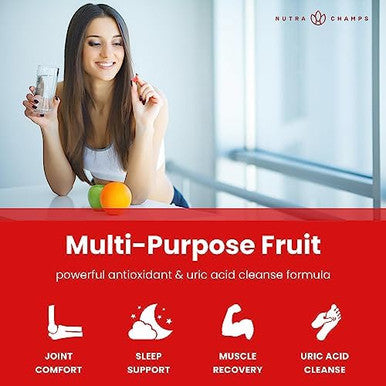 Nutrachamps Tart Cherry Gummies And Turmeric Gummies 2 Pack Bundle