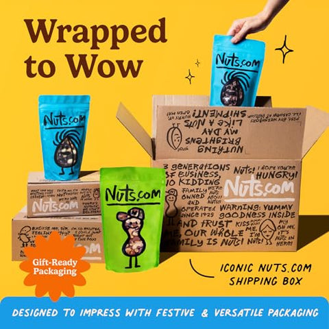 Nuts.com - Nuts and Dried Fruits Snack Box Ã¢â‚¬â€œ Gourmet Mix Assortment for Festive Gifts Ã¢â‚¬â€œ Package Includes Mixed Nuts, Dried Apricots & Fruits, Trail Mix, Heat Mix and Apple Pie Crunch