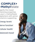 Methylpro B Complex + 10Mg L-Methylfolate - Professional Strength Vitamin B Complex + Folate Supplement For Energy, Mood + Immune Support - Vitamin B12, Vitamin B6, Vitamin C + More - (30 Capsules)