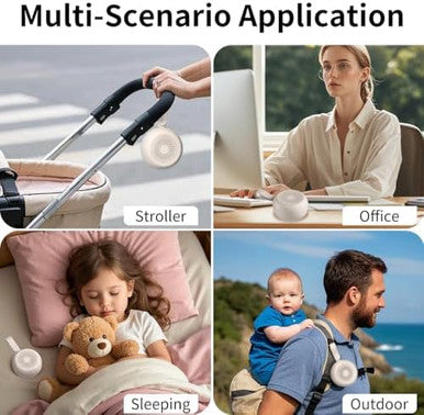 Easysleep White Noise Sound Machine Portable Sleep Machine For Baby Adult With 30 Soothing Sounds 12 Night Light Colors 4 Timer Memory Function Rechargeable Noise Machines For Sleeping Office