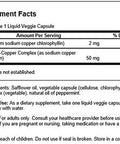 Swanson Chlorophyll - Green Foods Formula Supporting The Body's Natural Cleansing & Deodorizing Process - Promotes Gut Health Support - (90 Liquid Veggie Capsules 50mg Each)