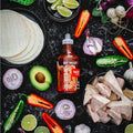 Sky Valley Taco Sauce - Medium heat, Taco Hot Sauce, Gluten Free, Vegan, Keto, Non-GMO, Verified, Made with Tomatoes, Cayenne Peppers and Traditional Spices - 13 Oz