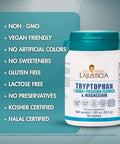 Ana MaraA Lajusticia Tryptophan With Gaba And Passion Flower & Magnesium Kosher Halal Vegan Gluten Supports Nervous System