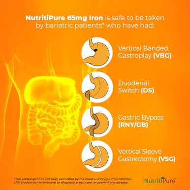 Chewable Iron 65 Mg With Vitamin C 270 Mg - Tablet In Orange Flavor 60 Count