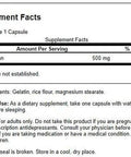 Swanson Amino Acid L-Tryptophan 500 Milligrams 60 Capsules