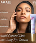 Makari Retinol Eye Cream - Collagen Boosting Formula For Fine Lines & Wrinkles Rice Water, Soybean Seed Oil, Vitamin E Reduce Puffiness, Firm Skin