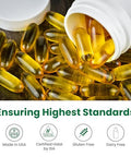 Zaytun Halal Fish Oil 1200Mg Omega-3 Premium Epa/Dha One Per Day Daily Wellness Support 4 Months Supply Lemon Flavor Keto Friendly Gluten Free