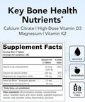 Theralogix Theracal D2000 Bone Health Support Supplement With Calcium Magnesium Vitamin D3 Vitamin K2 & Boron 90Day Supply Nsf 360 Tablets