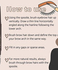 Flower Beauty Draw The Line Eyebrow Pencil Long Lasting Smudge Resistant Natural Result Makeup w/ Vitamin E Dark Brunette