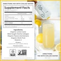 Lemon & Co. Liquid Collagen For Women Collagen Water Mix With 5000Mg Marine Collagen Peptides Organic Lemons & Vitamin C Daily Elixir For Skin Nails Hair Gut No Preservatives No Sugar