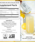 Lemon & Co. Liquid Collagen For Women Collagen Water Mix With 5000Mg Marine Collagen Peptides Organic Lemons & Vitamin C Daily Elixir For Skin Nails Hair Gut No Preservatives No Sugar