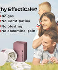 Effectical For Bone & Immune Health, Joint Support With High Absorption Calcium, Magnesium & Zinc Tablets With Vitamin D3, Ideal For Women, Men And Children - 60 Calcium Supplement Tablets