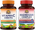 Vitalitown Magnesium Complex Supplement 500mg and Vitamin C Complex 1000mg