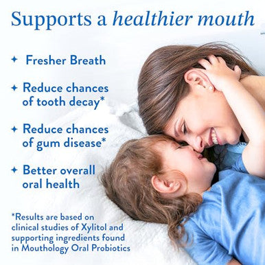 Mouthology Oral Probiotics For Mouth Bad Breath With Xylitol (210 Count Mints) Dental Probiotic Mouth Probiotics Bad Breath Treatment And Gums