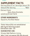 Gotu Kola B120 Tincture Alcohol-Free Herbal Extract, Concentrated Liquid Drops Natural Gotu Kola (Centella Asiatica) 4 fl oz