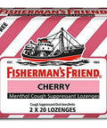 Fisherman'S Friend Menthol Cough Suppressant Lozenges Sugar Free Cherry - 40 Ct Pack Of 3