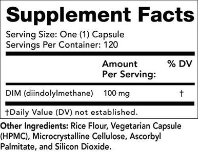 Olympian Labs Dim 100Mg Dim Diindolylmethane Supplement Capsules Supporting Hormone Balance Clear Skin Pcos & Aid In Fitness And Maintaining Lean Muscle 120 Daily Capsules