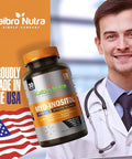 Kaibro Nutra Myo Inositol Supplement Myo Inositol and D Chiro Inositol 40:1 Ratio Hormone Balance and Ovarian Support for Women with Vitamin B8 2050mg Vegan Non GMO Capsules 120 Count