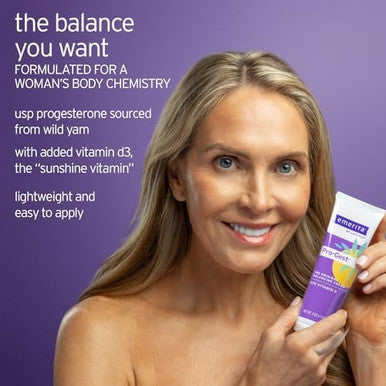Emerita By Lifeflo Progest Balancing Cream With Vitamin D Progesterone Cream For Women The Original Balancing Cream With Usp Progesterone From Wild Yam 60Day Fragrance 4Oz