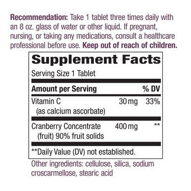 Nature'S Way Cranberry Standardized - 400 Mg - 120 Tablets