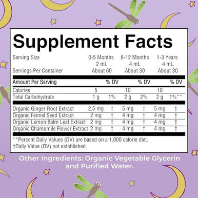 Maryruth's Usda Organic Nighttime Gripe Water For Babies By Maryruth's 60 Servings 4 Oz