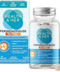 Health & Her Perimenopause Mind+ Cognitive Function Support For Early Stage Of Menopause Mental Energy Supplements For Women With Vitamins Gluten Nongmo Vegan (30 Ct 1 Month)