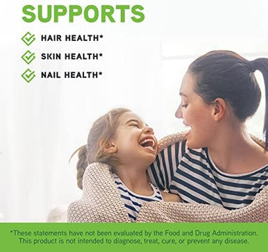 Davinci Labs Biotin Supports Skin & Hair Health Intestinal Flora Function Dietary Supplement With Vitamin C & Calcium As Ca Carbonate Vegetarian Gluten 60 Capsules