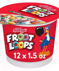 Kellogg's Froot Loops Breakfast Cereal, Good Source of Fiber, 15g Whole Grains, Giant Size, 23 oz