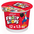 Kellogg's Froot Loops Breakfast Cereal, Good Source of Fiber, 15g Whole Grains, Giant Size, 23 oz