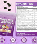 Gz Haoyuan Lymphatic Drainage Supplement Liver Cleanse Detox & Repair 24-In-1 Herbal Blend With Echinacea Dandelion Burdock Bromelain Calendula Turmeric - Lymph System Support Less Bloating 240 Softgels