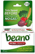 Beano Extra Strength Gas Prevention & Digestive Enzyme Supplement 30 Count (Pack Of 5)