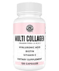 Left Coast Performance Hydrolyzed Multi Collagen Peptides Capsules & Beef Organ Supplement for Women - Bovine Wellness Bundle for Women's Gut Health Energy Hormone Balance and Immune Support