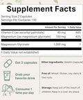 Micro Ingredients Pure Magnesium Glycinate 1000Mg 300 Capsules 100 Chelated For Max Absorption Enhanced With Vitamin C Only Uses Active Ingredients