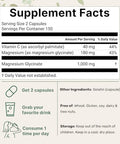 Micro Ingredients Pure Magnesium Glycinate 1000Mg 300 Capsules 100 Chelated For Max Absorption Enhanced With Vitamin C Only Uses Active Ingredients