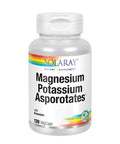 Solaray Magnesium and Potassium Asporotates w/Bromelain | Healthy Electrolyte, Muscle, Heart & Cellular Support | 60 Servings | 120 VegCaps