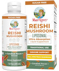 Maryruth'S Maryruth Organics Reishi Vegan Mushroom Supplement Ultra Absorption Liposomal Immune Support With 200Mg Beta-Glucans Vegan Full Spectrum Reishi Mushrooms Fruiting Body 7.6 Oz