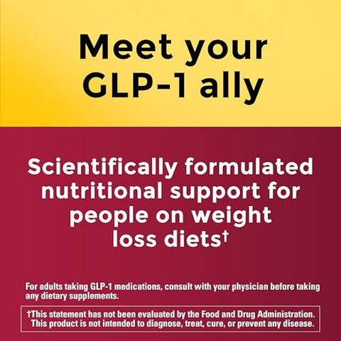 Nature Made Glp-1 Companion Health Pack Multivitamin For Women And Men Magnesium Calcium Vitamin D & B12 Nutritional Support For Weight Loss Diets 30 Packets
