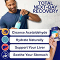 Blueshift Pregame Pre Drinking Nac Supplement Electrolytes Powder Packets Hydration Packets Liver Support With Ginger Cysteine Milk Thistle No Sugar Powder Sticks (10 Pack)