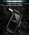 Greenwon 2026 Portable Breathalyzer Easy-To-Use Alcohol Tester With Backlit Display - Ideal For Home Use Parties And Special Events Professional Alcohol Tester With Mouthpieces 10Pcs