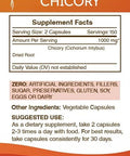 Secrets of the Tribe Chicory 300 Capsules, 1000 mg, Chicory (Cichorium Intybus) Dried Root (300 Capsules)