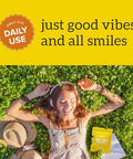 Organifi Happy Drops - Daily Superfood Happy Gummies For Adults - Mood Support Supplement For Balance, Bliss, Energy And Taking The Edge Off - Sweet Lemon Flavor - 60 Gummies