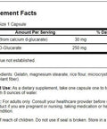 Swanson Calcium D-Glucarate 250 Milligrams 60 Capsules (2 Pack)