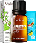 Gya Labs Cedarwood & Peppermint Essential Oil Set - Aromatherapy Grade Essential Oils Set - 2X0.34 Fl Oz - Gya Labs
