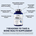 1MD Nutrition OsteoMD for Comprehensive Bone Support with Calcium Hydroxyapatite Vitamin D3 K2 90 Capsules