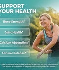 Allin1 Calcium Magnesium Zinc Supplement with Potassium Copper Strontium Silica Vitamin D3 K2 Boron Vitamin B1 B12 Red Clover Herb Alfalfa Basil Pills for Men and Women Clean Nutra Osteo Defend
