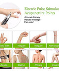 Hkrhsy 5-In-1Electronic Acupuncture Pen Electric Meridians Therapy Heal Massager Meridian Energy Pen Relief Pain Tools