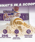 EHP Labs OxyWhey Whey Protein Isolate Powder 25g of Whey Isolate Protein Powder Meal Replacement Shake Sugar Free Protein Powder 25 Serves Delicious Chocolate